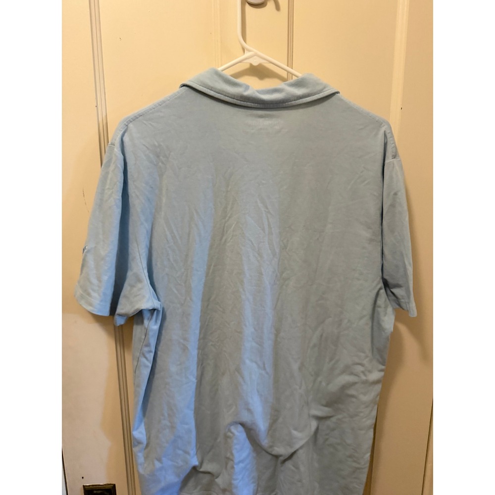 Vineyard Vines Mens Edgartown Polo Shirt Light Blue Pima Cotton Blend Large - Picture 4 of 4